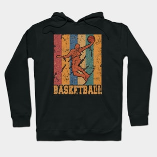 Retro Basketball Player Apparel Hoodie